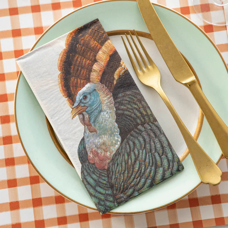 Heritage Turkey Guest Napkin - pack of 16