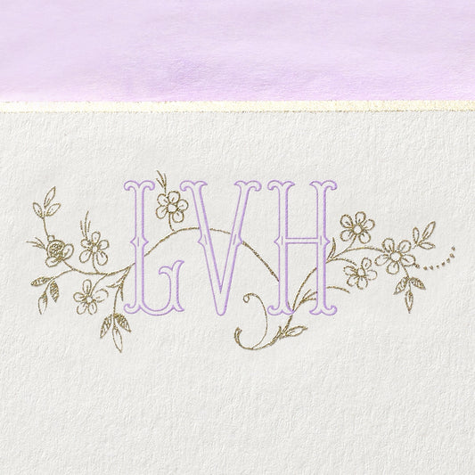 floral monogram