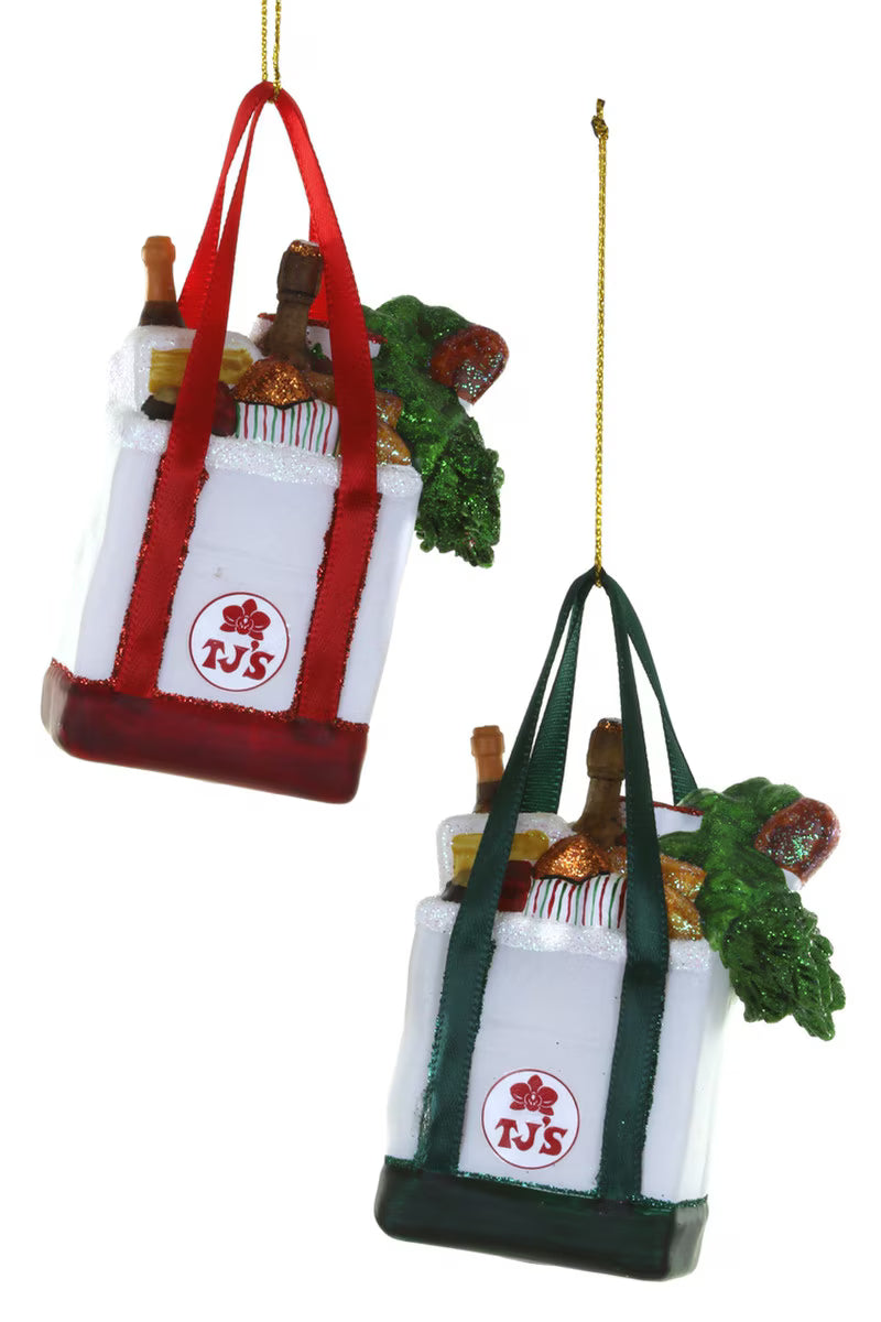 TJ's Market Tote Ornament