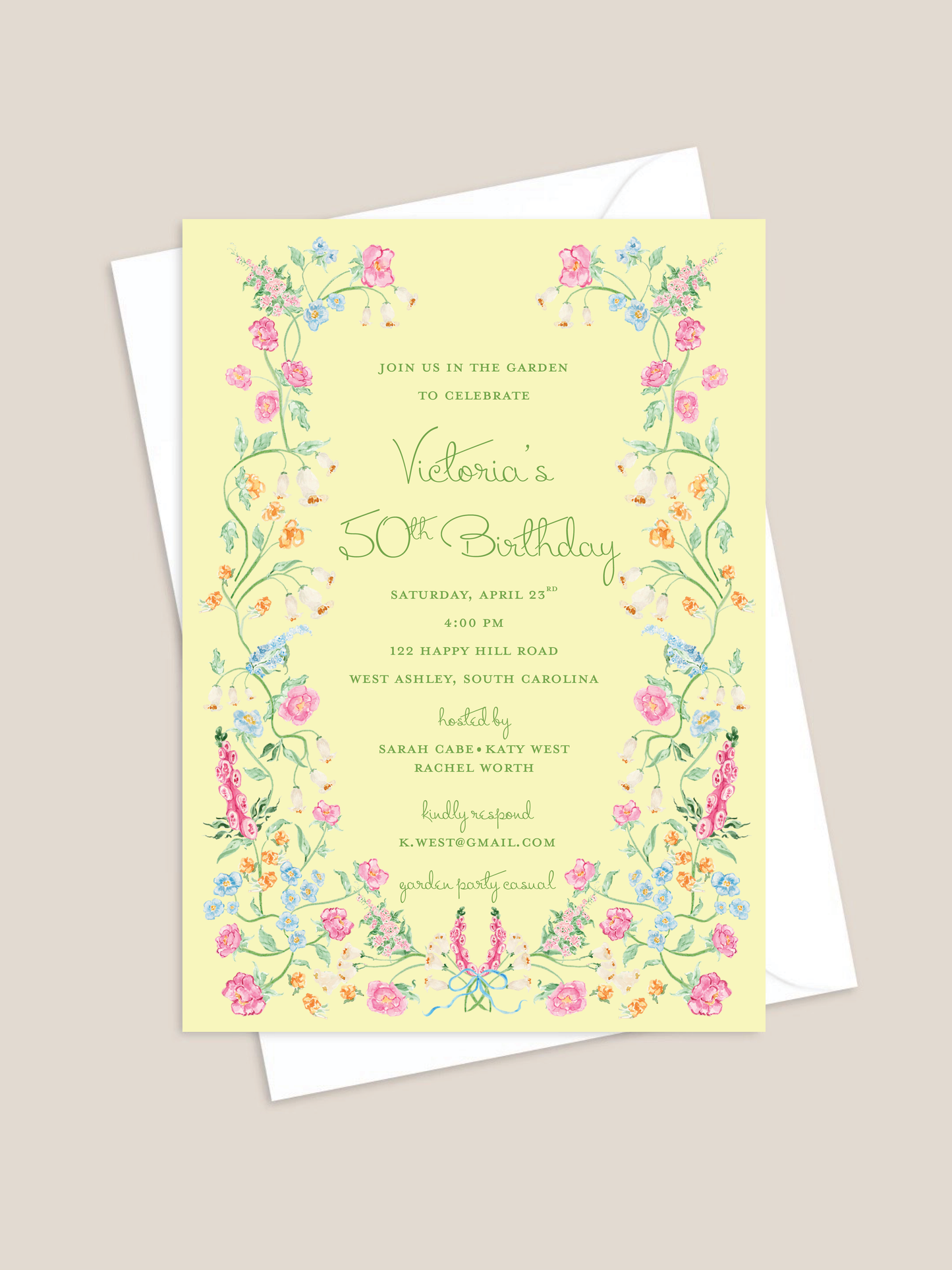 Par-Tee Time Birthday Invitation