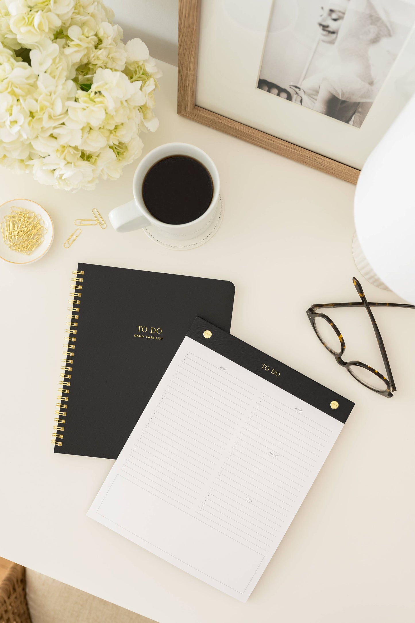 To Do Notebook, Black | Guided Notebook