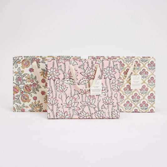 Pink Earth Medium Printed Gift Bag