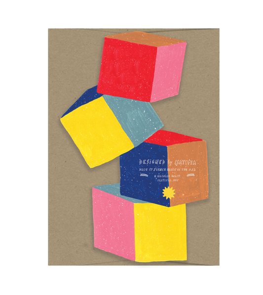 Isatopia - Baby Cubes - Die Cut Card