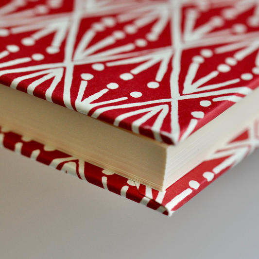 Selvedge Red Madder Very Large Hardback Notebook