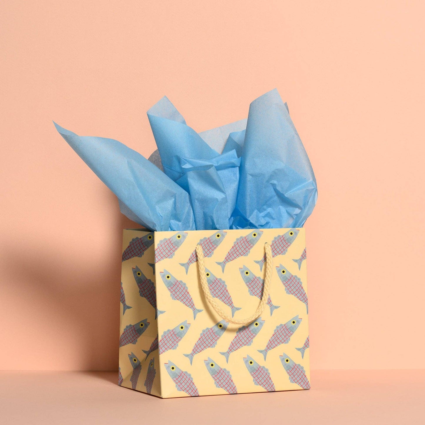 Red Cap Cards - Light Blue tissue paper