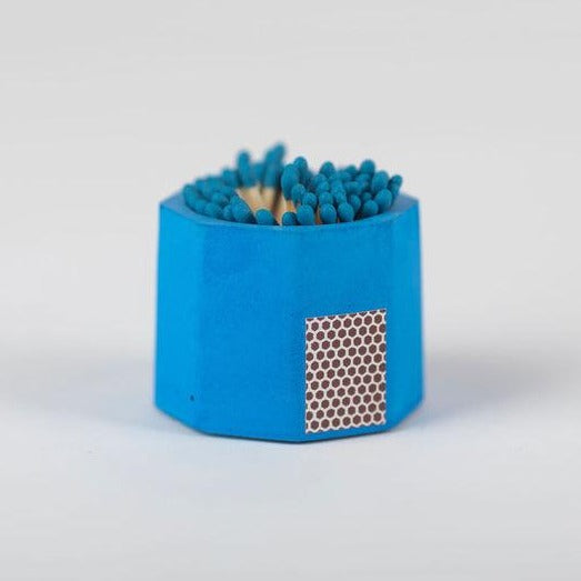 Blue Match Holder w/ Striker and Blue Matches