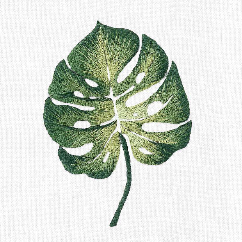 Henry Handwork - Tropical Leaf Hand Towel