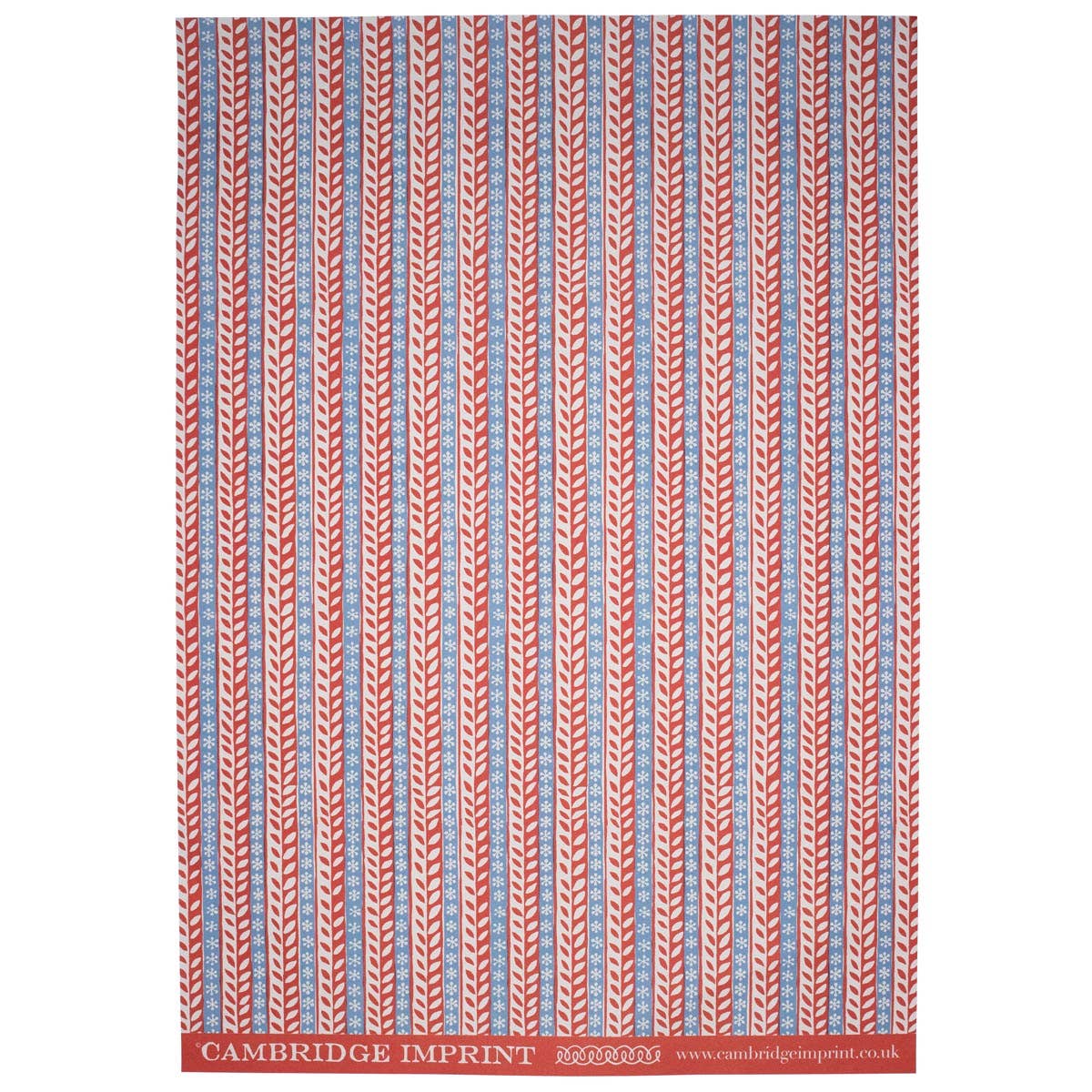 Patterned Paper Red and Blue