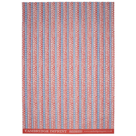 Patterned Paper Red and Blue