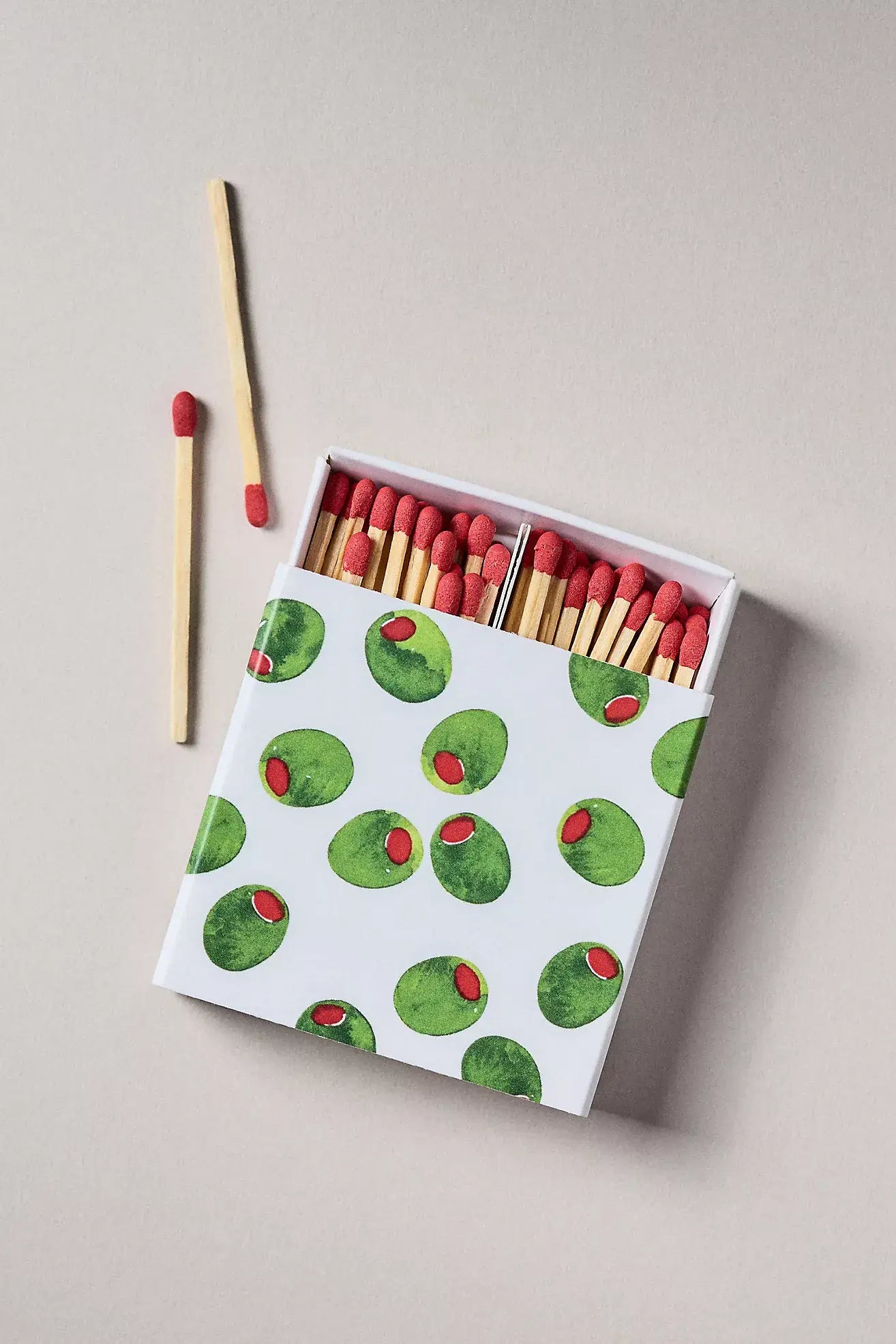 Olive Matches | Celebration Birthday Candle Matches
