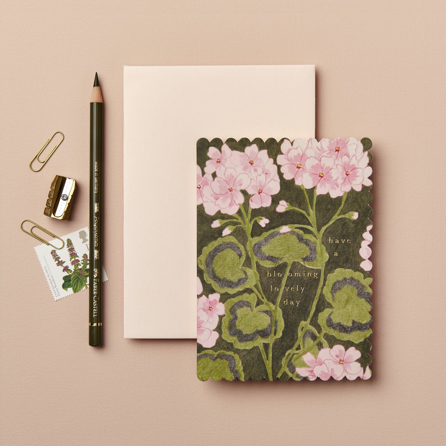 Wanderlust Paper Co - Geranium 'Blooming Lovely Day' Card