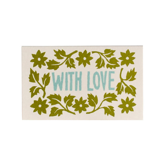 Pack of Leaves and Stars Gift Cards Green and Turquoise