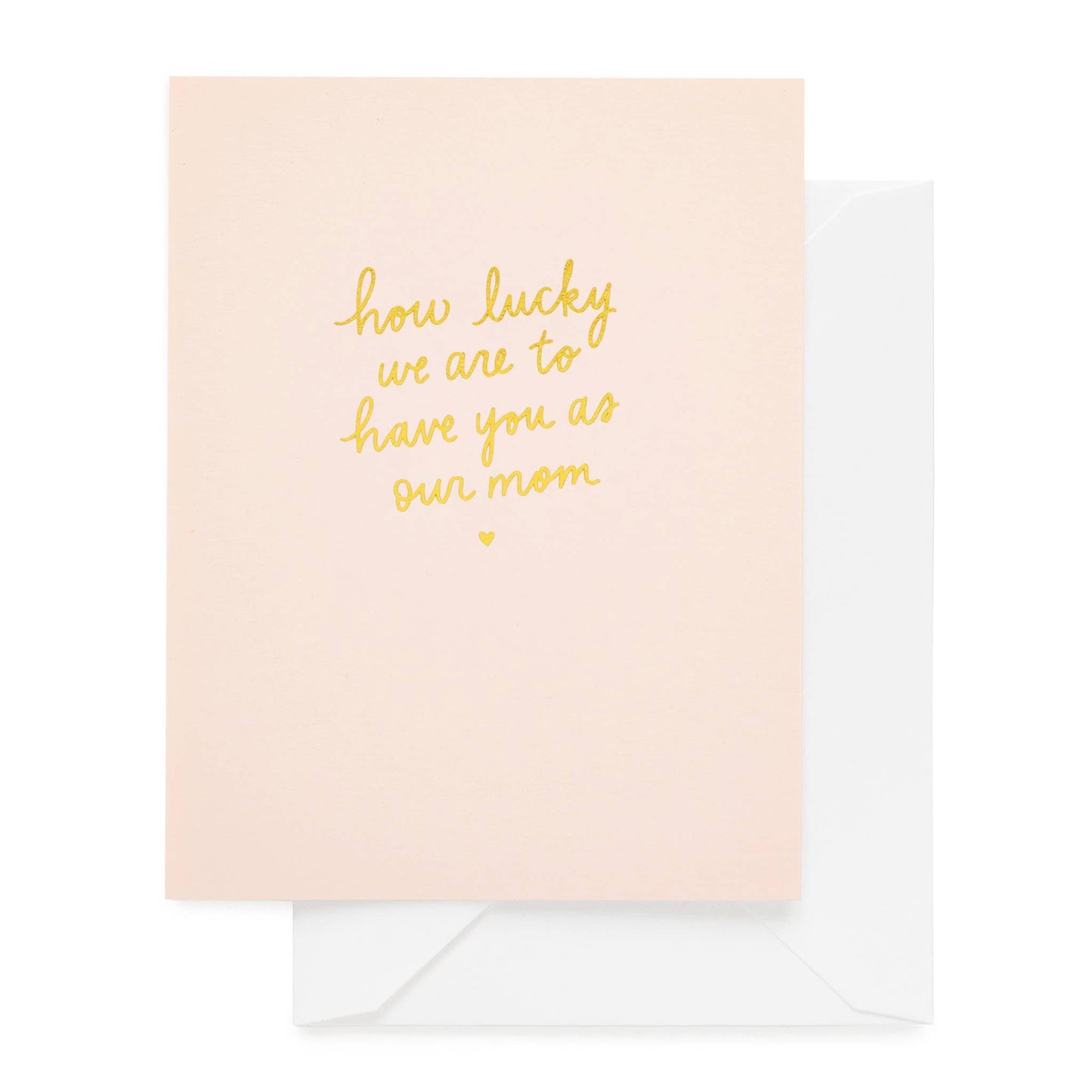 pink and gold Mother's Day card