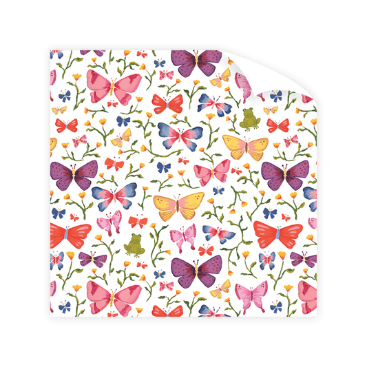 Butterfly Blooms Wrapping Paper Roll