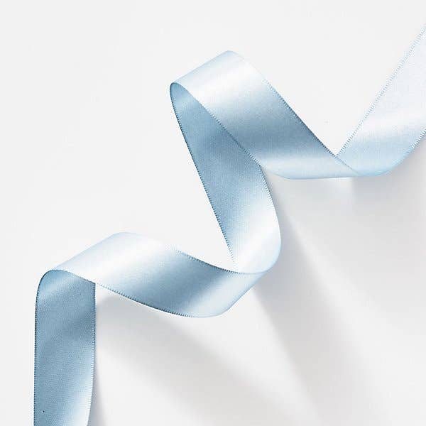 Blue Satin Ribbon 1" Plastic Spool