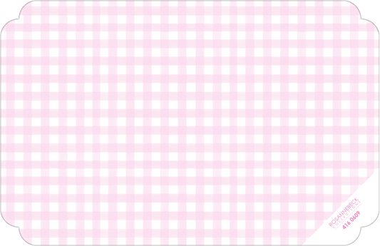 You're Invited Hand Painted Pink Santa Invitation