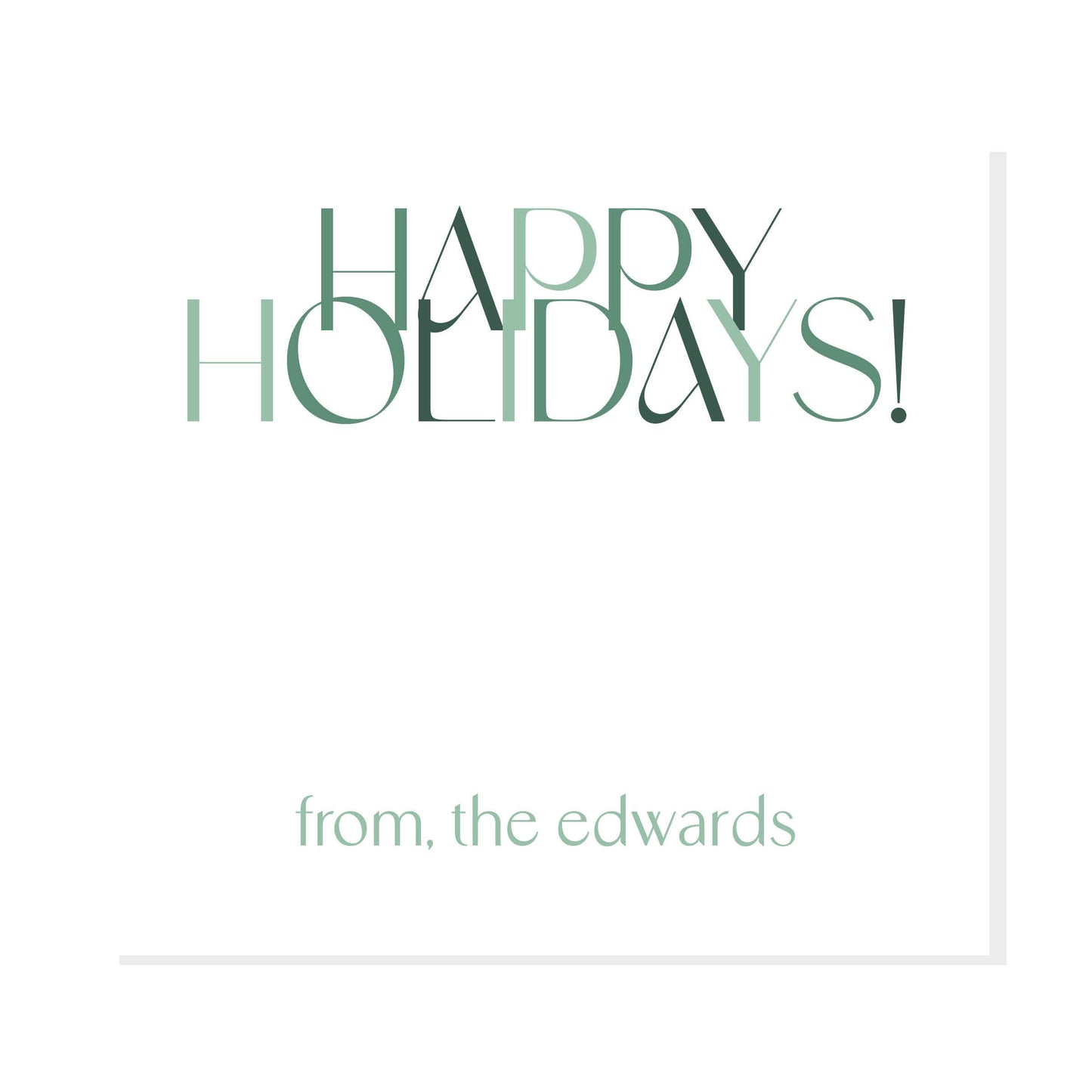 Green Holiday Enclosures