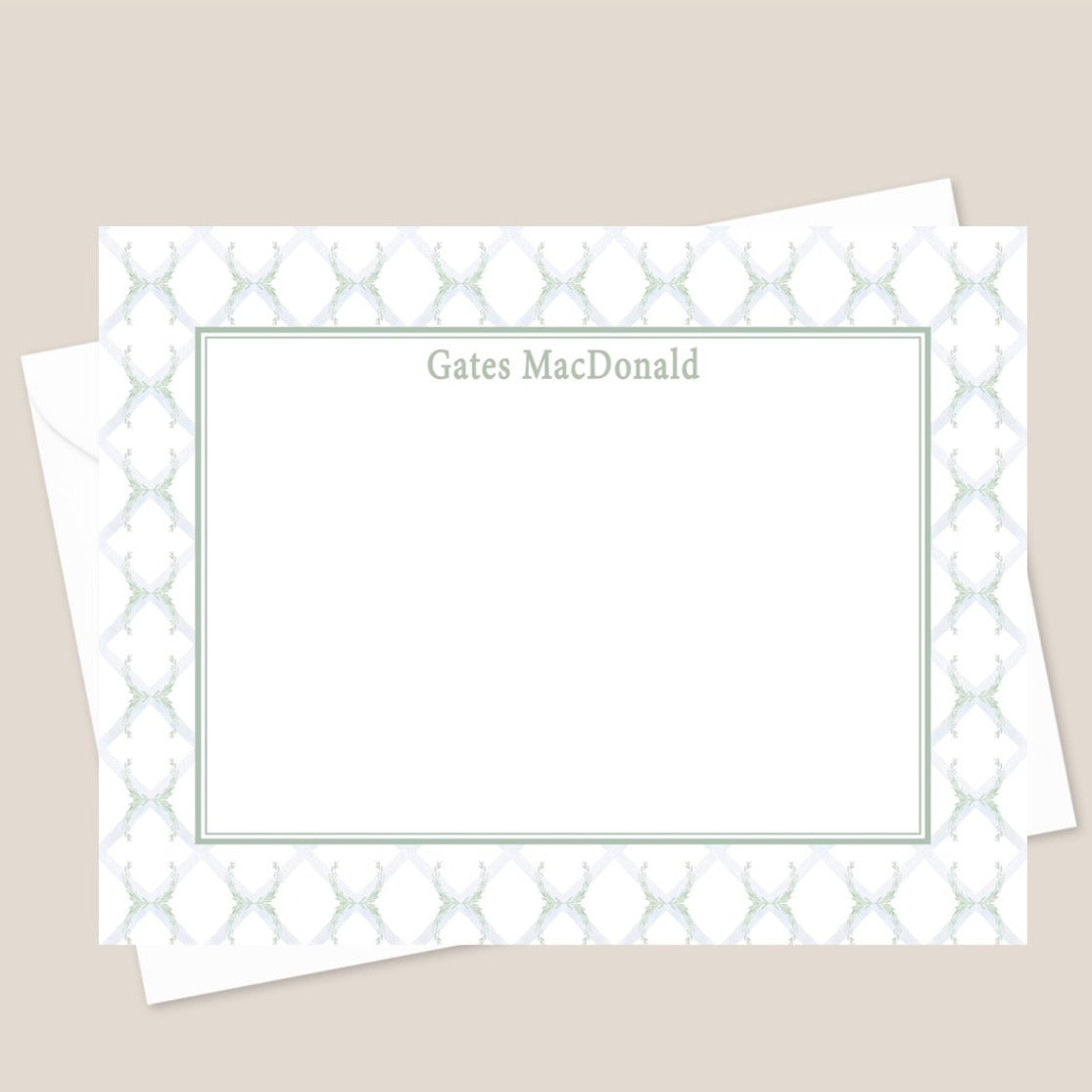 Baby boy greenery & blue