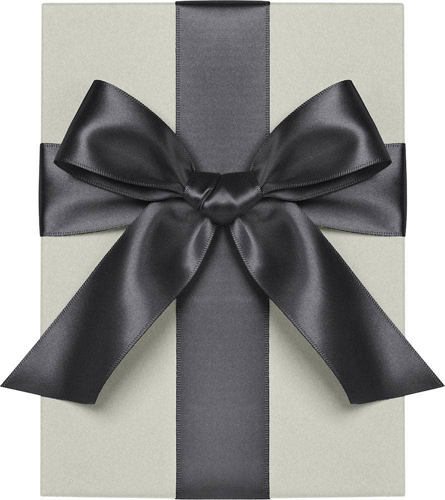 Black Satin Ribbon: 1 1/2 inch