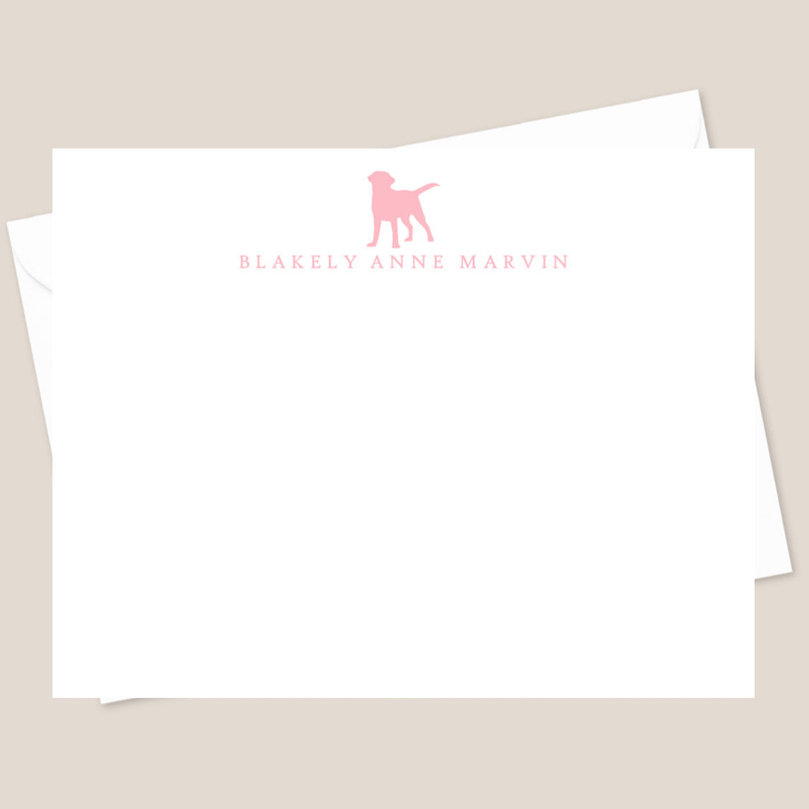 Pink Dog Stationery