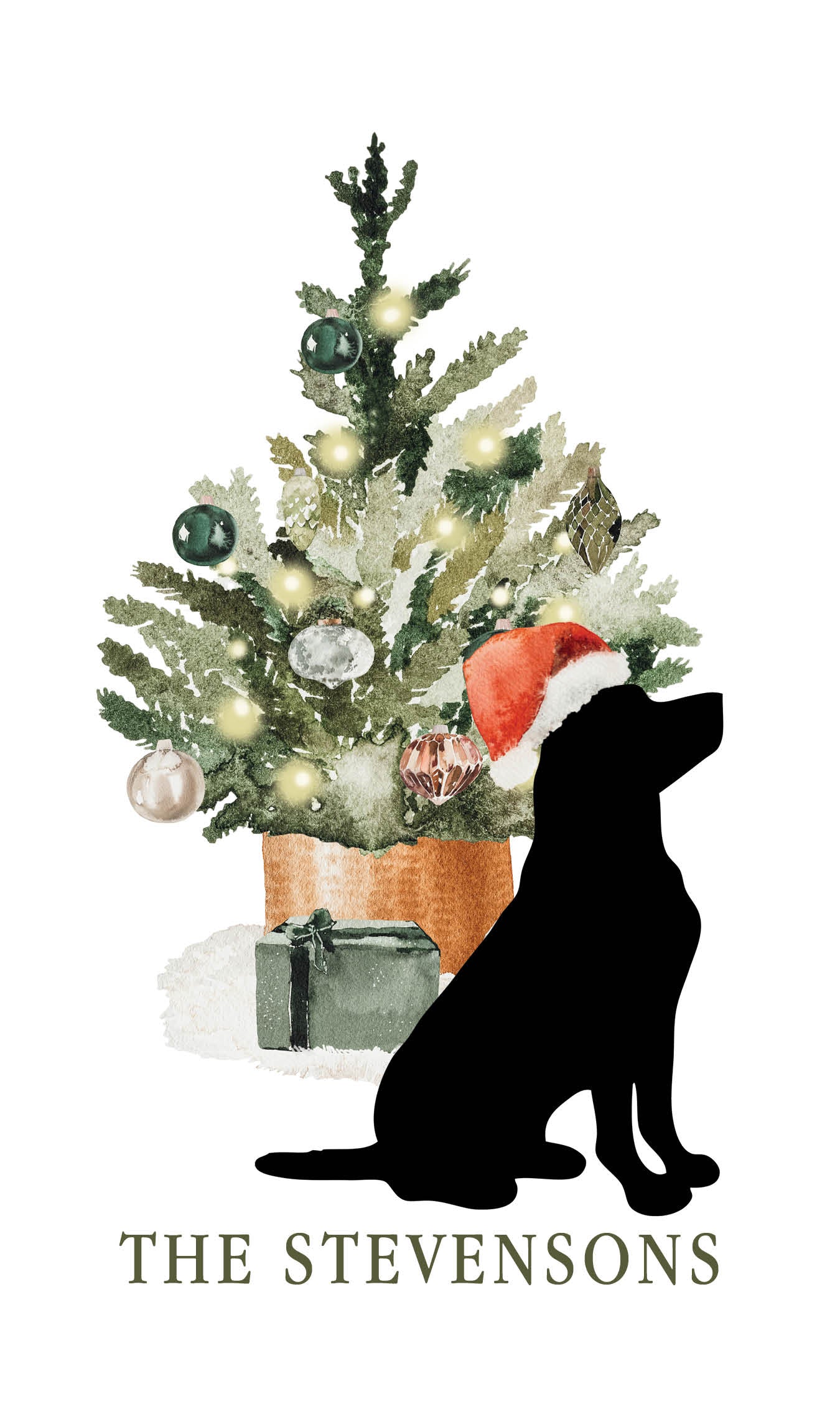 Black Lab Gift Tags