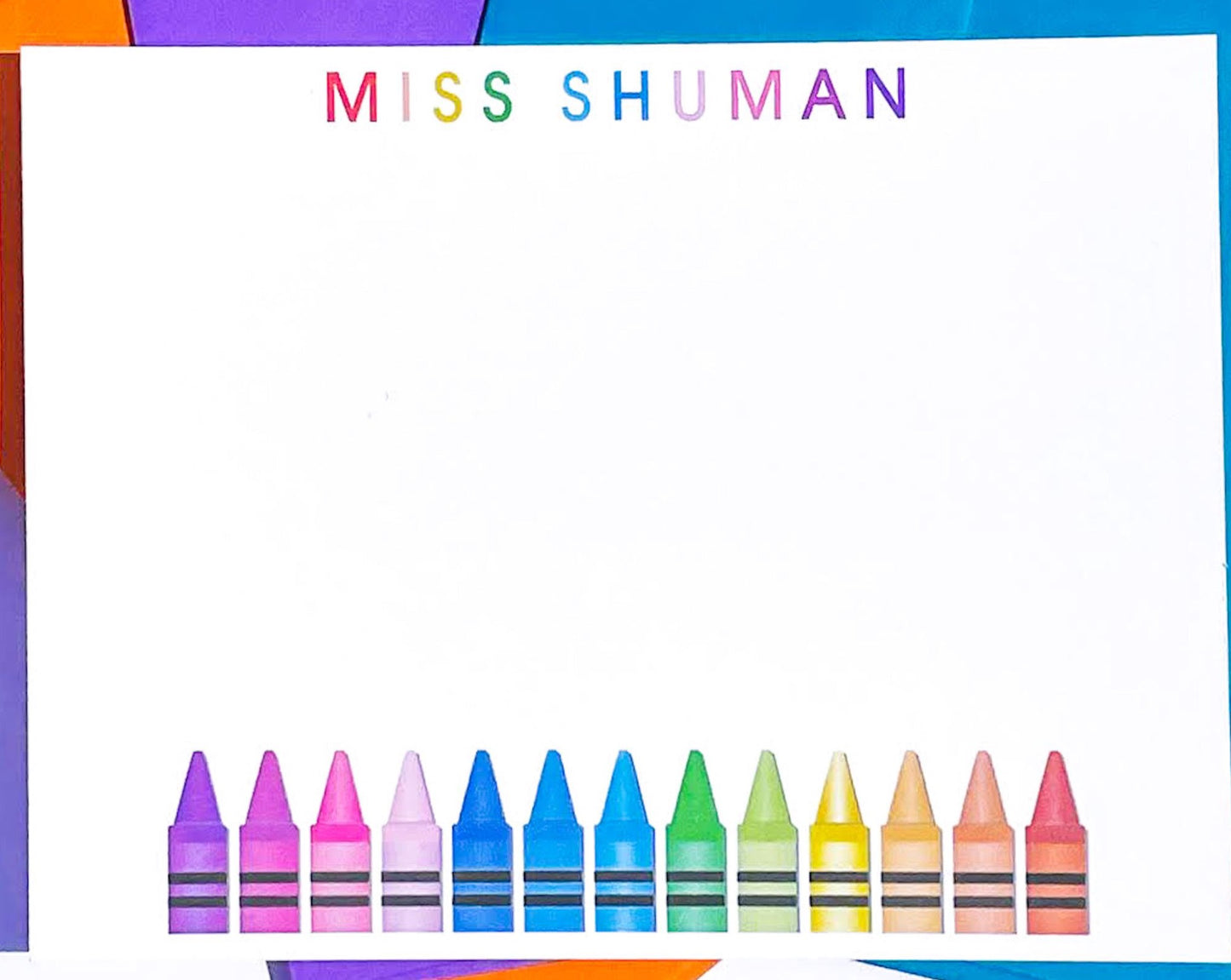 Crayon Stationery