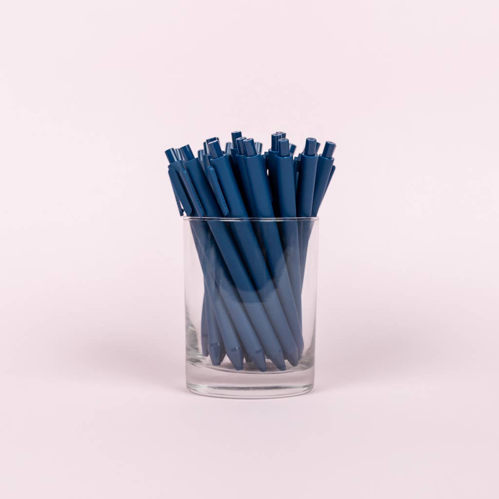 Navy Pen - black ink