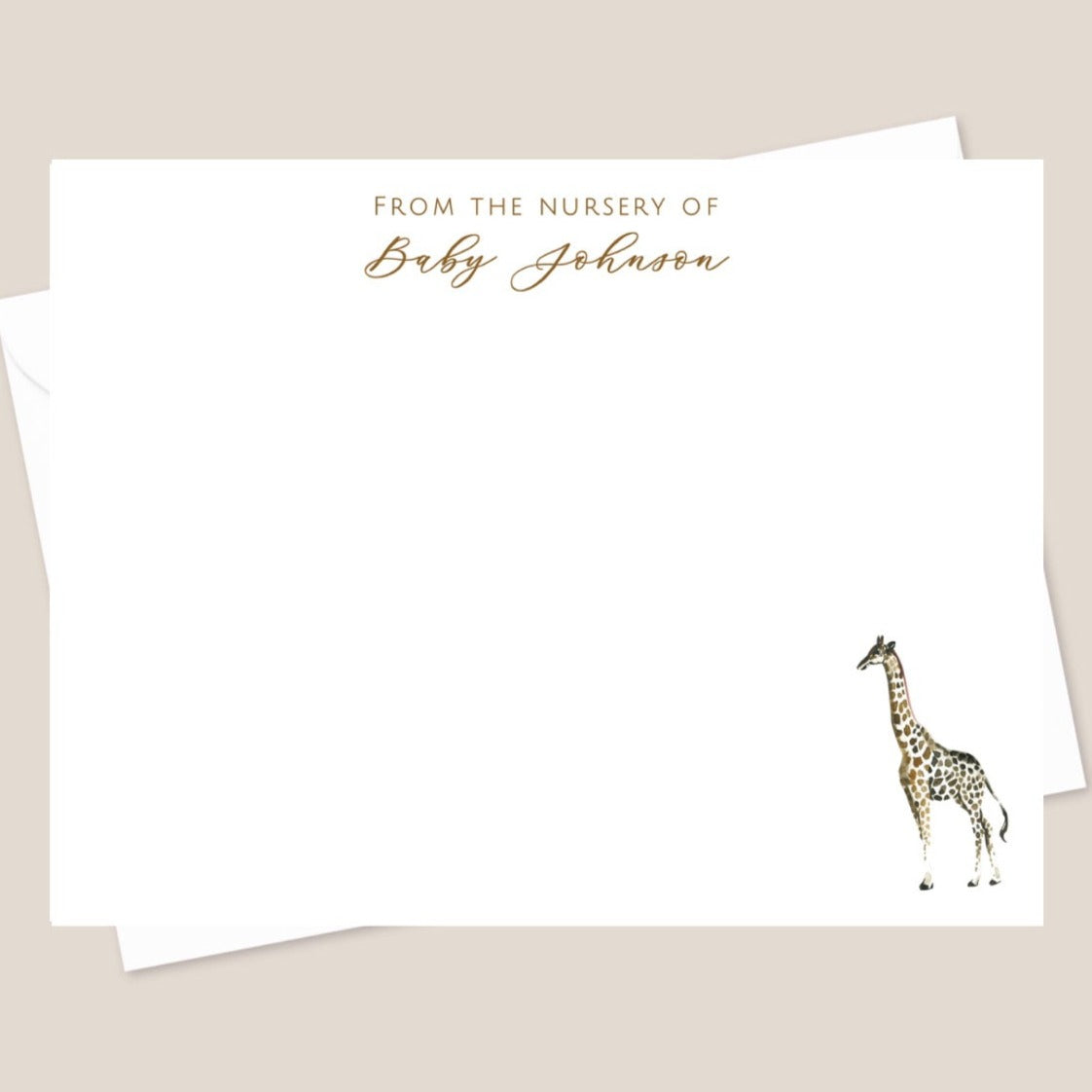 Giraffe Stationery