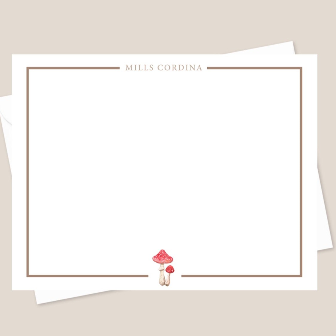 Mushrooms Stationery