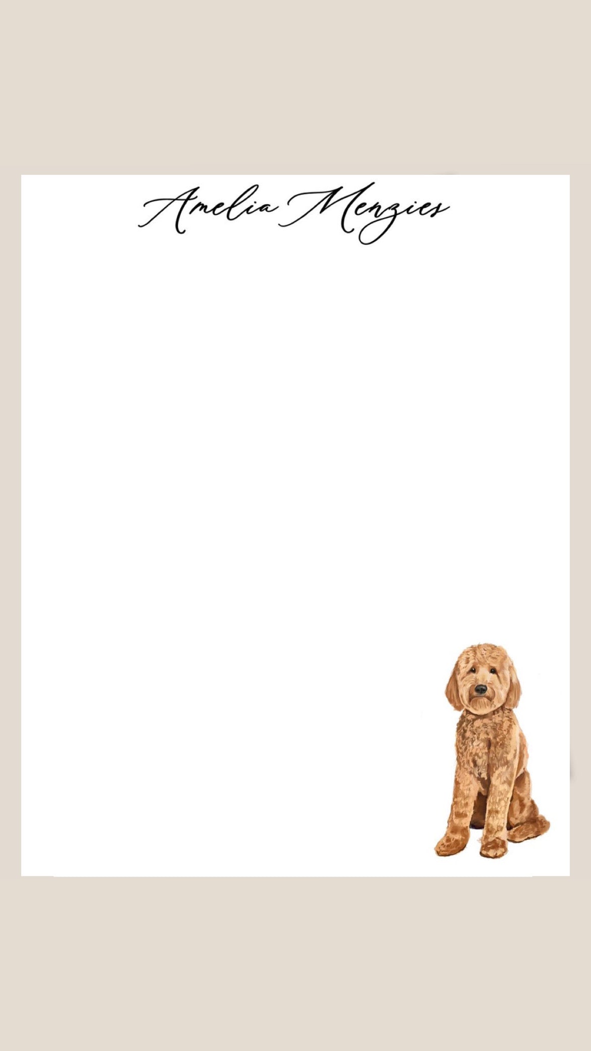 Goldendooble Stationery