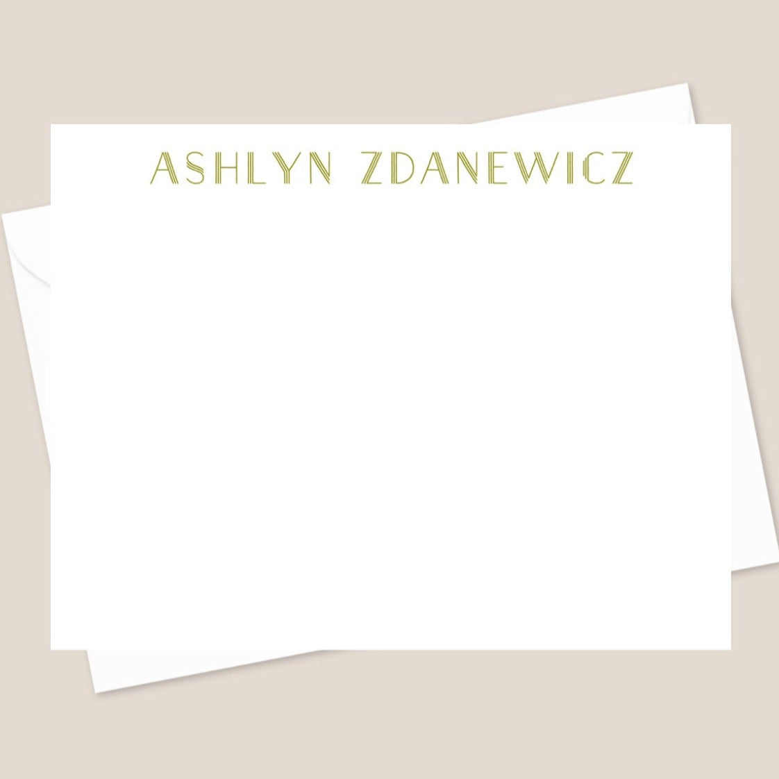 Chartreuse Stationery