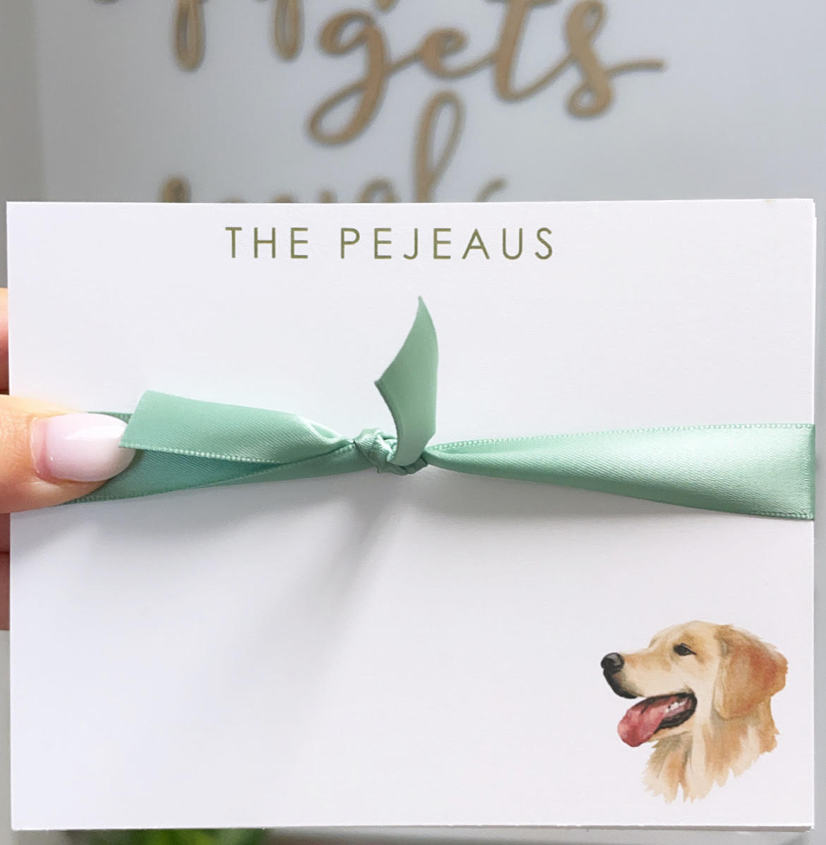 Golden Retriever Stationery