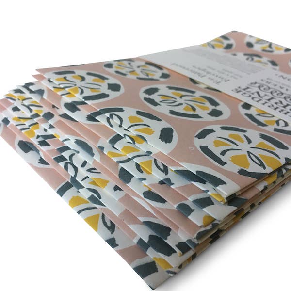 Cambridge Imprint - Packet of Ten Patterned Envelopes Charleston Roundel