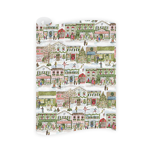 PREORDER Merry Main Street Wrapping Paper Roll