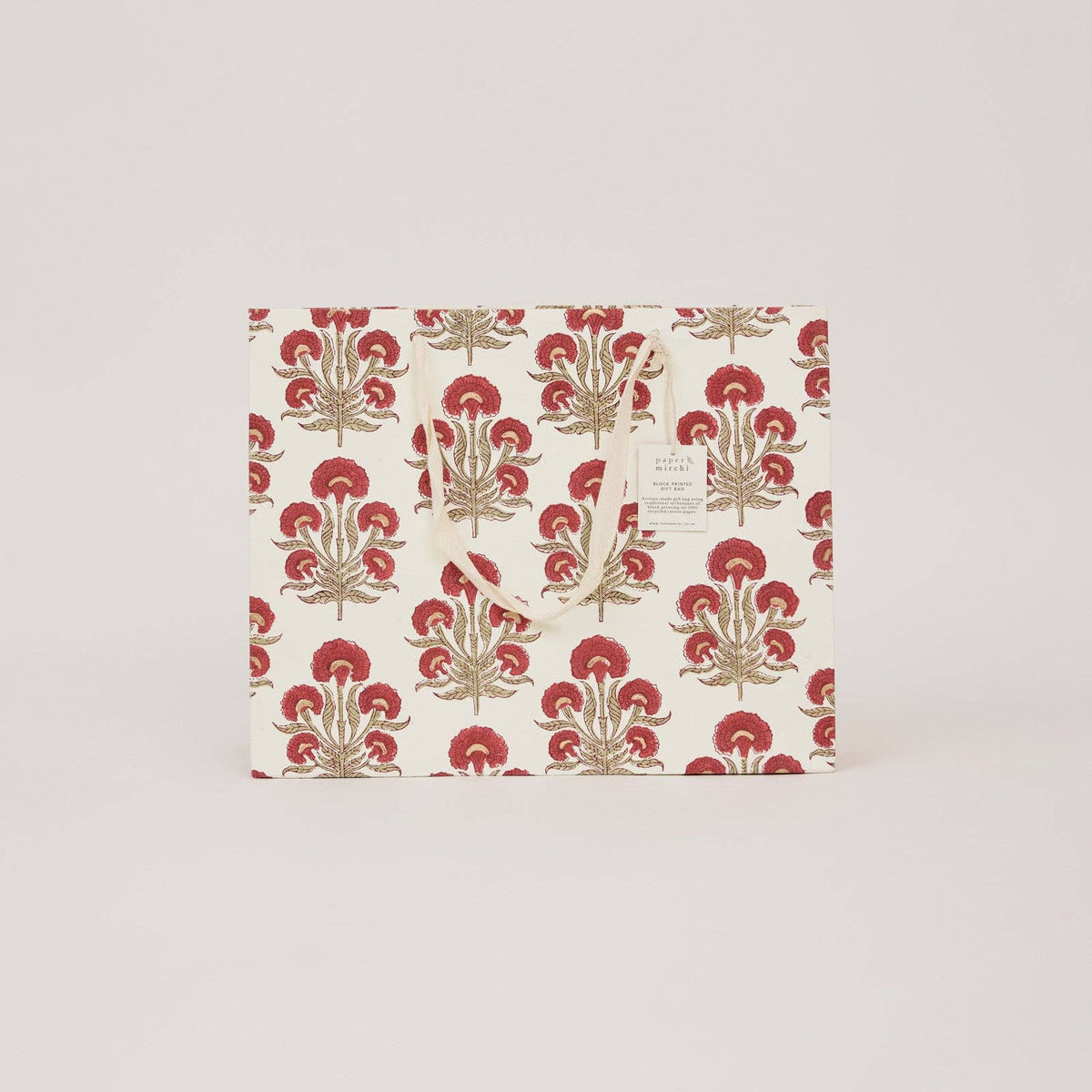 Winter Red Gift Bags - Large