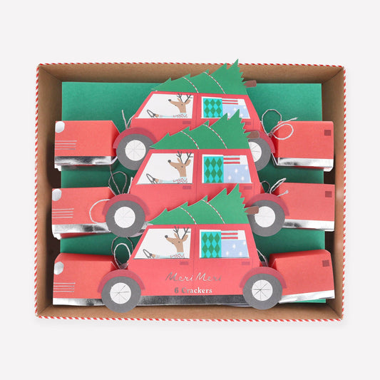 Reindeer In Car Crackers