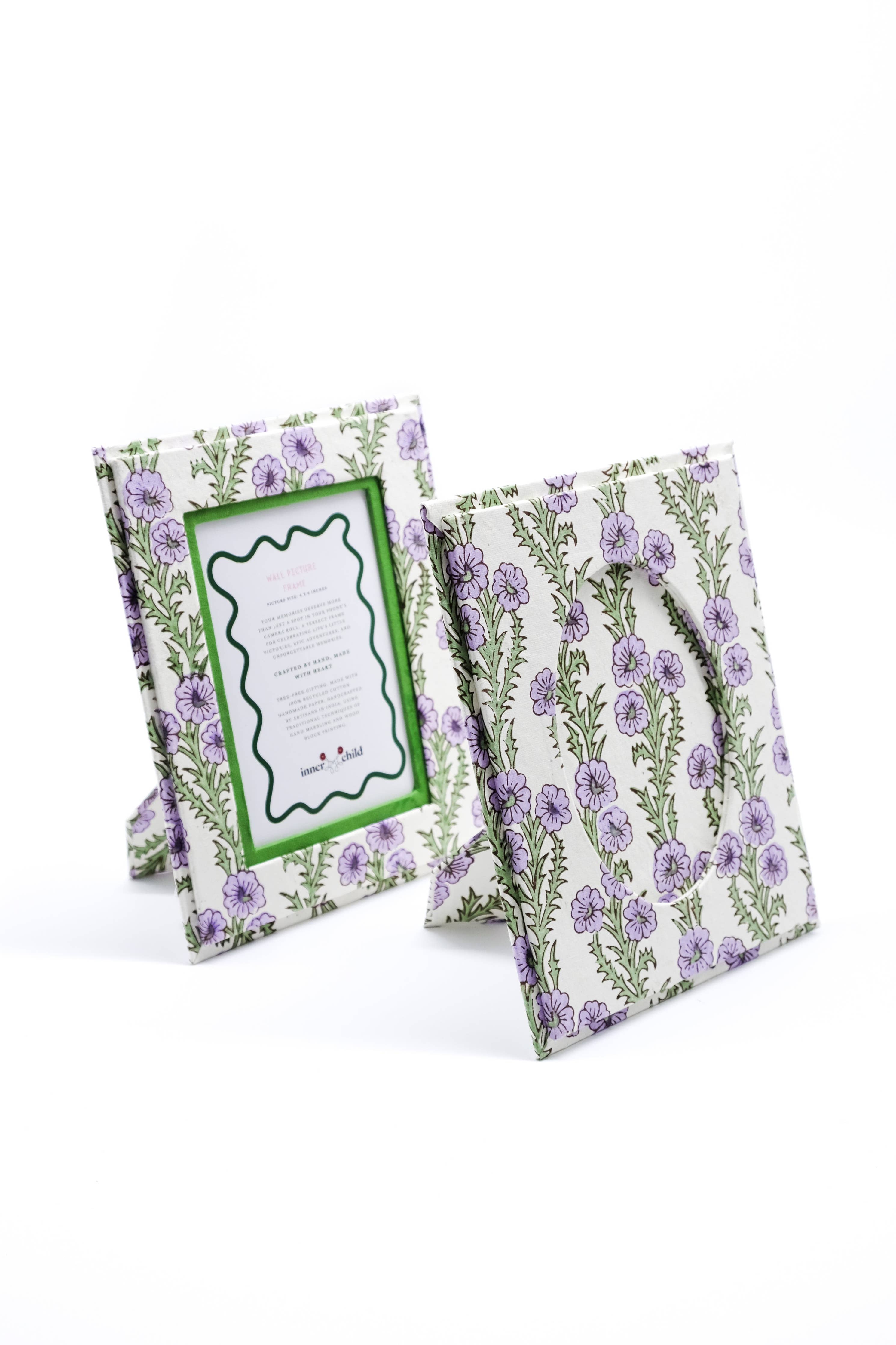 Purple Forget-Me-Not Picture Frame