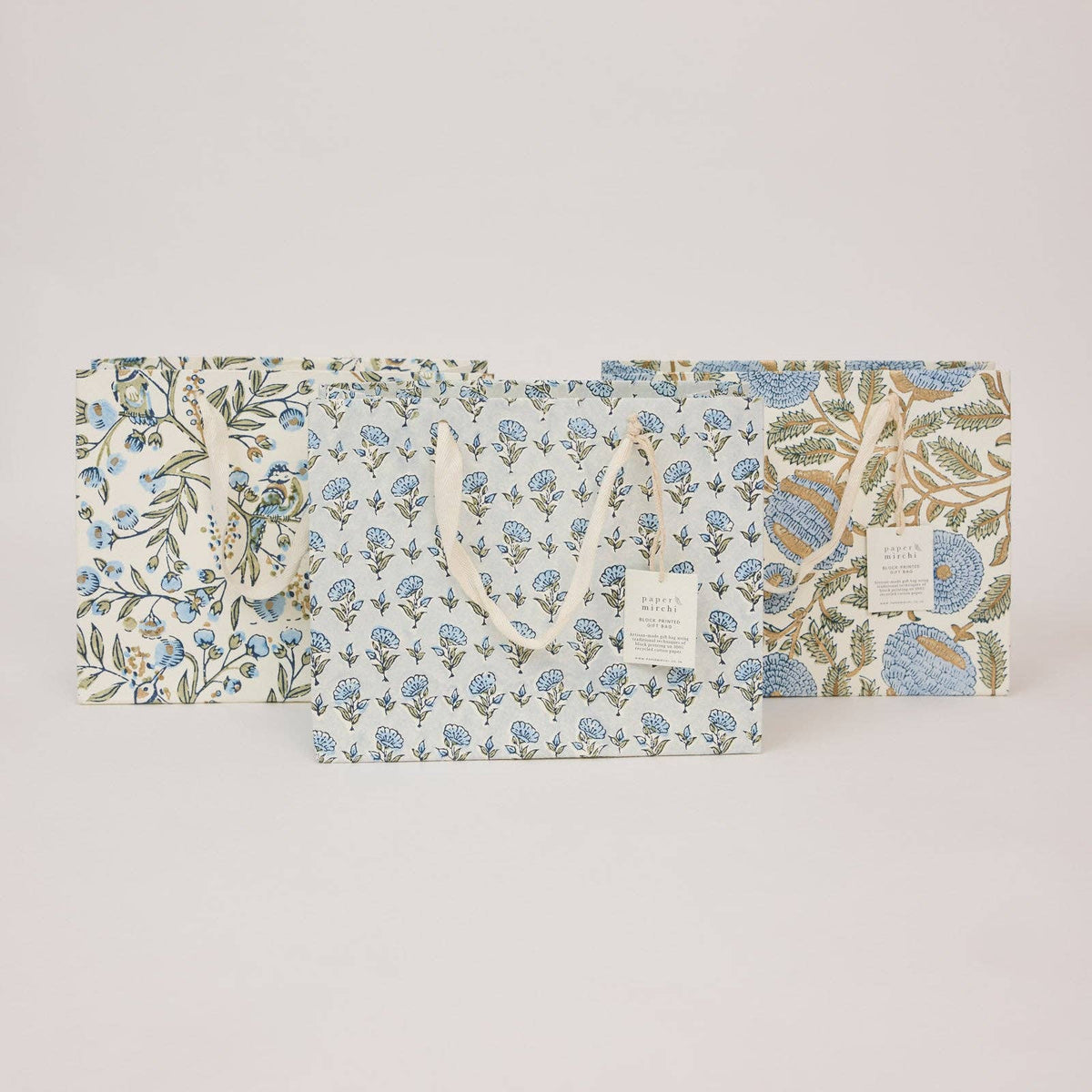 Blue Stone Refresh Gift Bags - Medium