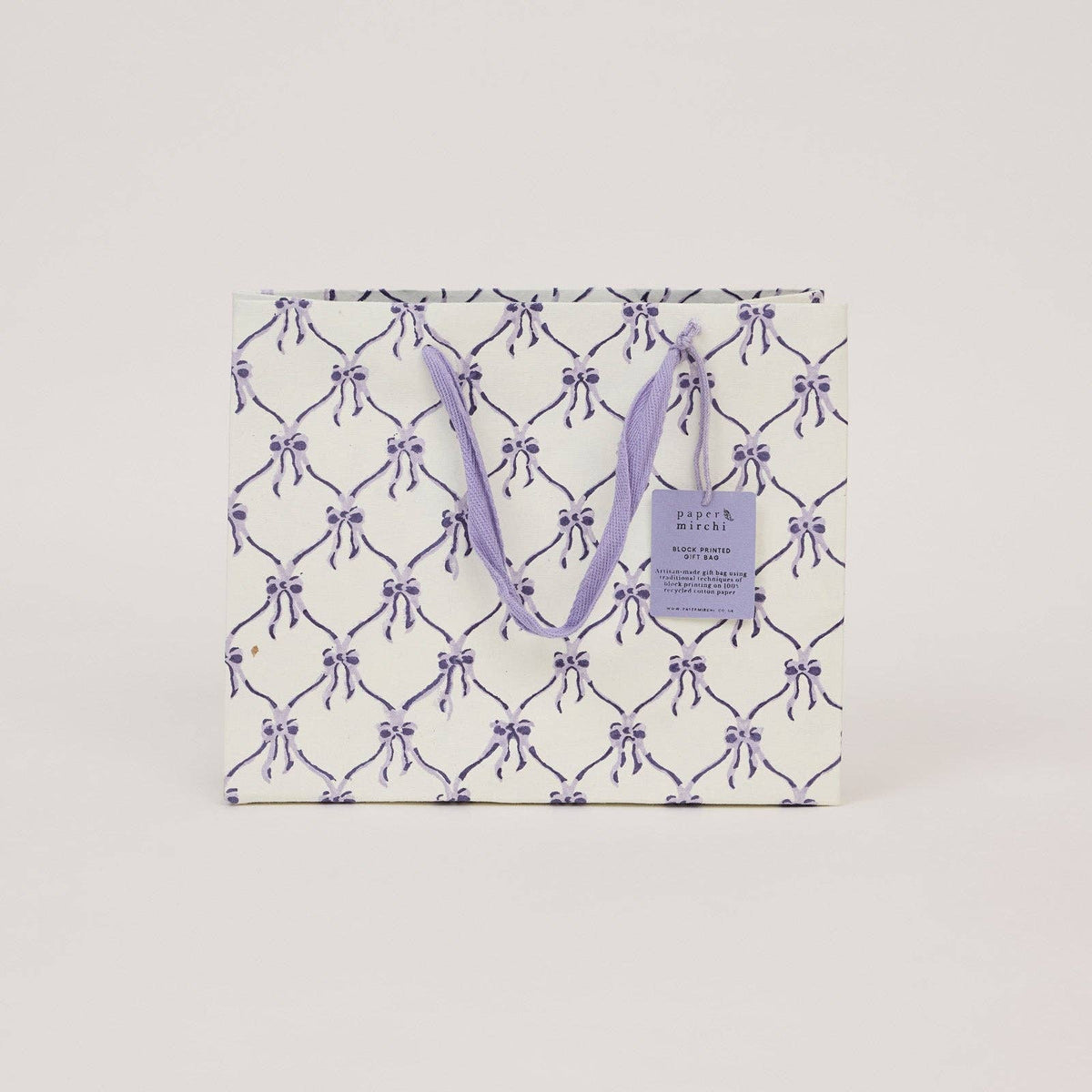 Violet Meringue Gift Bags - Medium