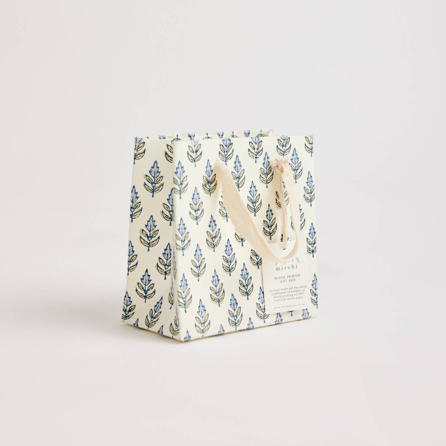 Printed Gift Bags (Small) - Blue Stone