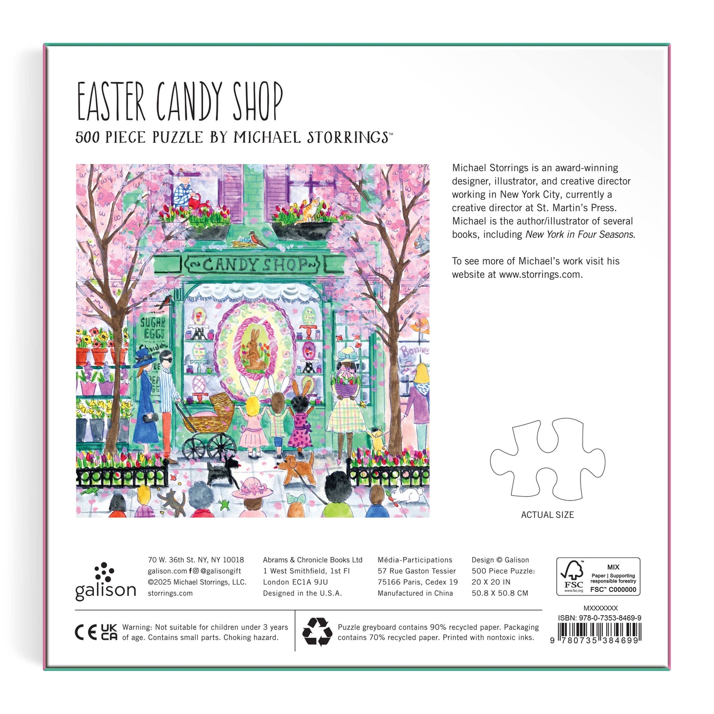 Easter Candy Shop 500 Piece Puzzle