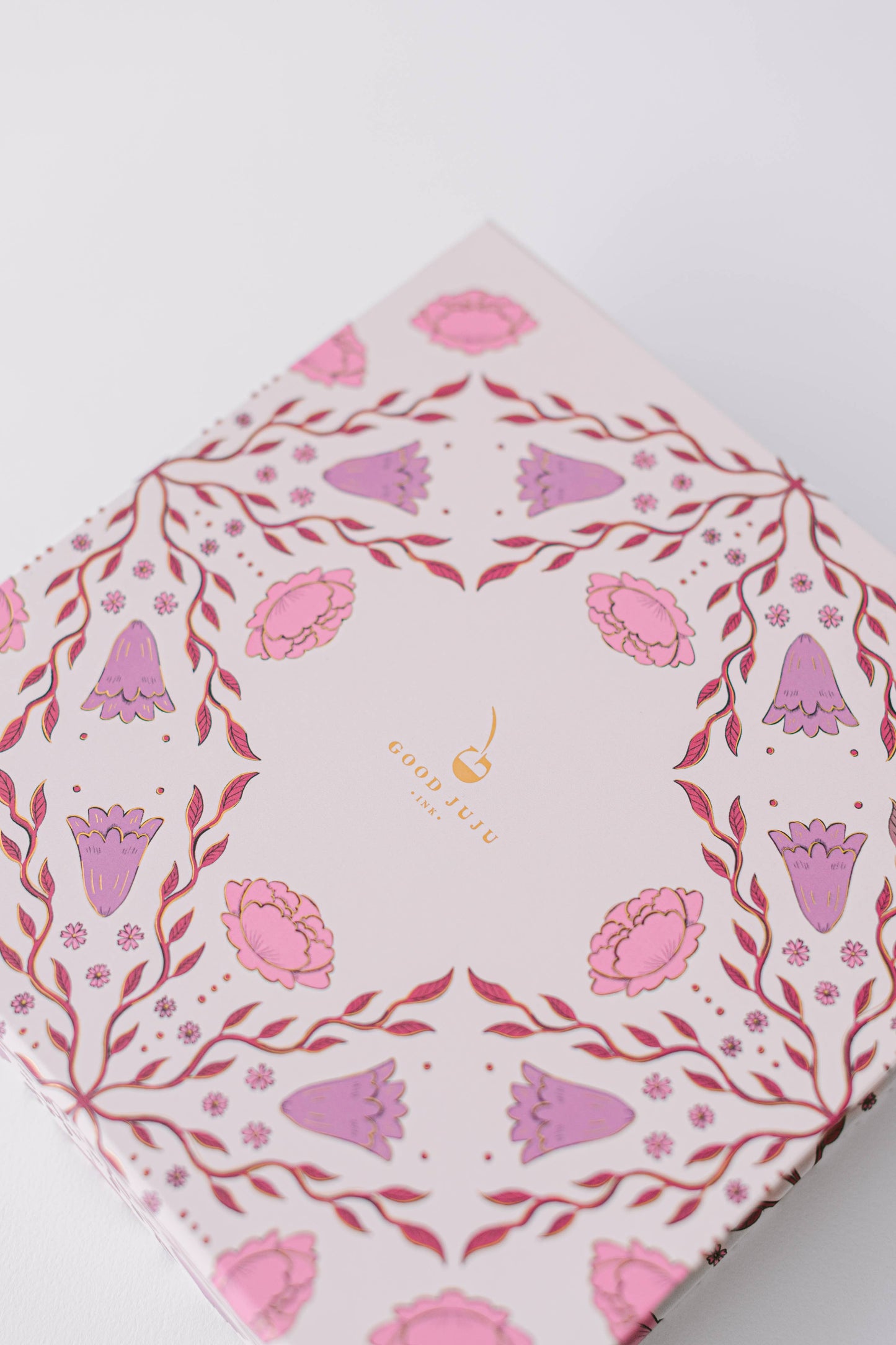 Good Juju Ink - Folk Pattern Luxury Stationery Set - Pink/Purple