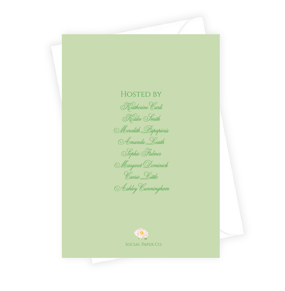 Bloom Baby Shower Invitation