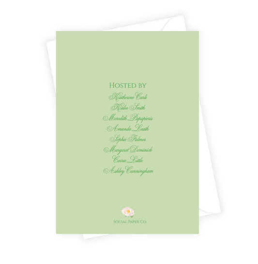 Bloom Baby Shower Invitation