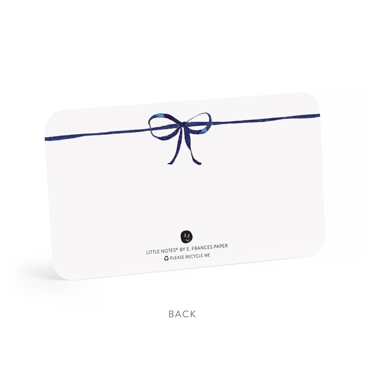 E. Frances Paper - Navy Bow Little Notes®