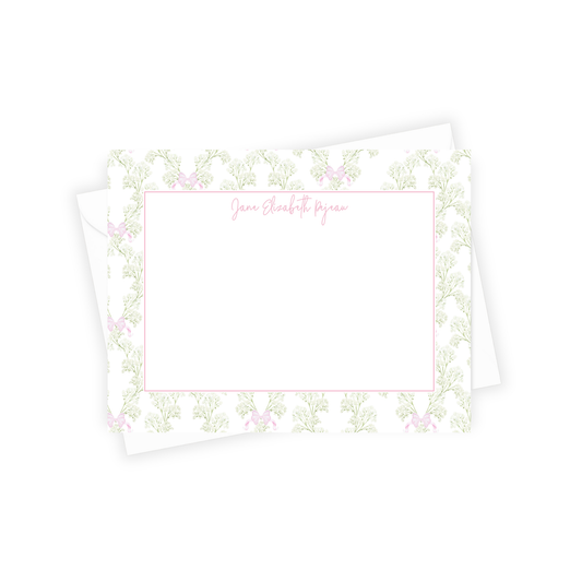Floral border design on a white background