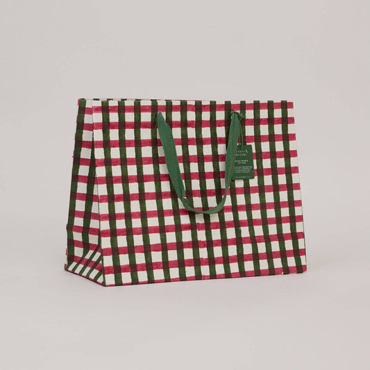 Holly Green Gift Bags - Large