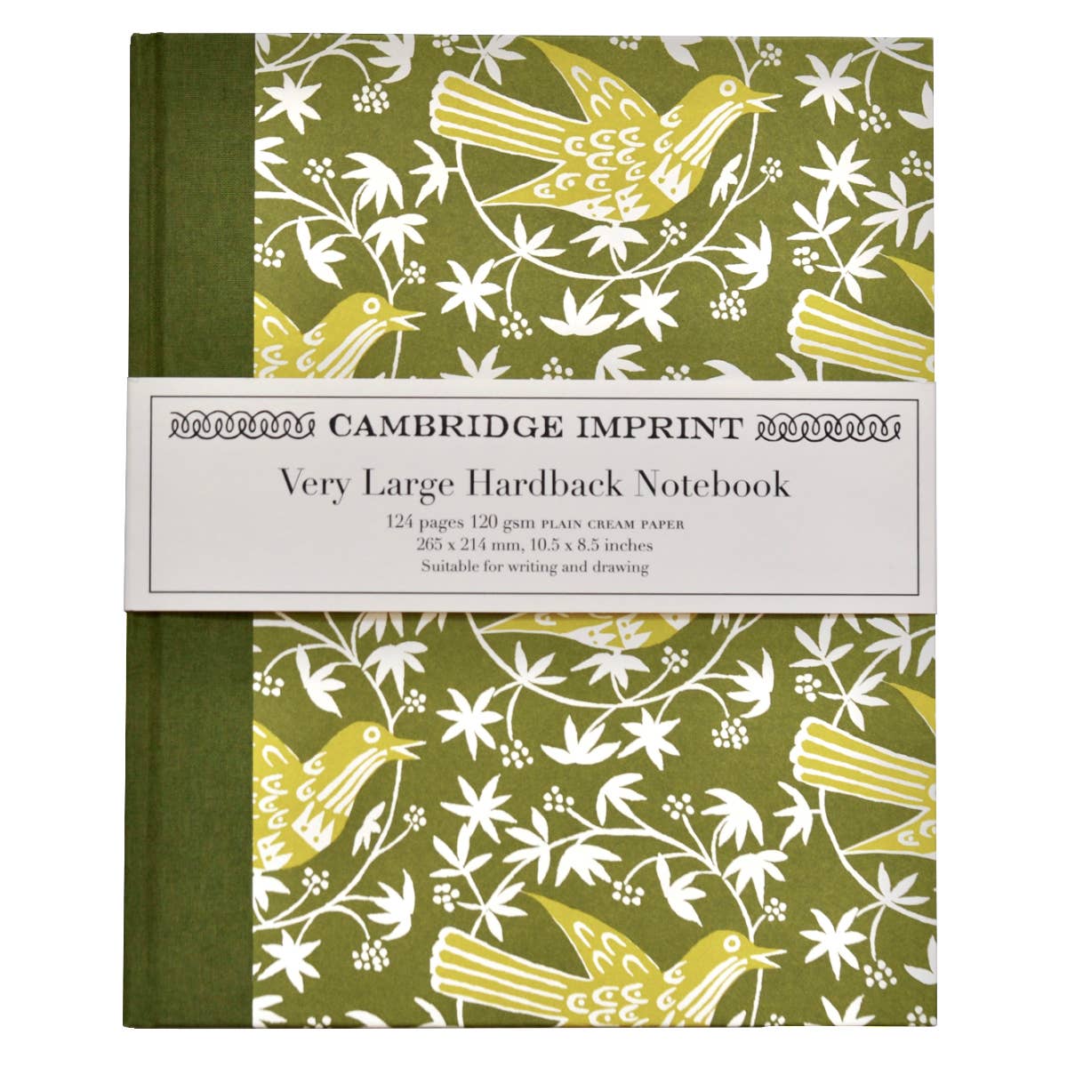 Songbird Moss Very Large Hardback Notebook