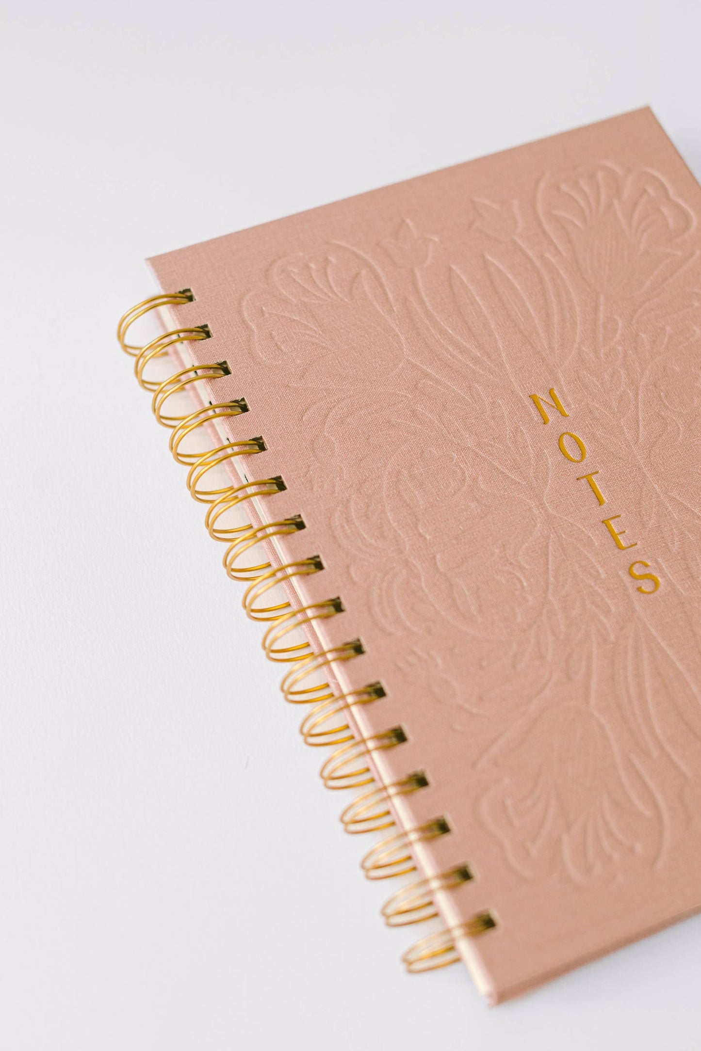 Tulip Blind Embossed Spiral Notebook