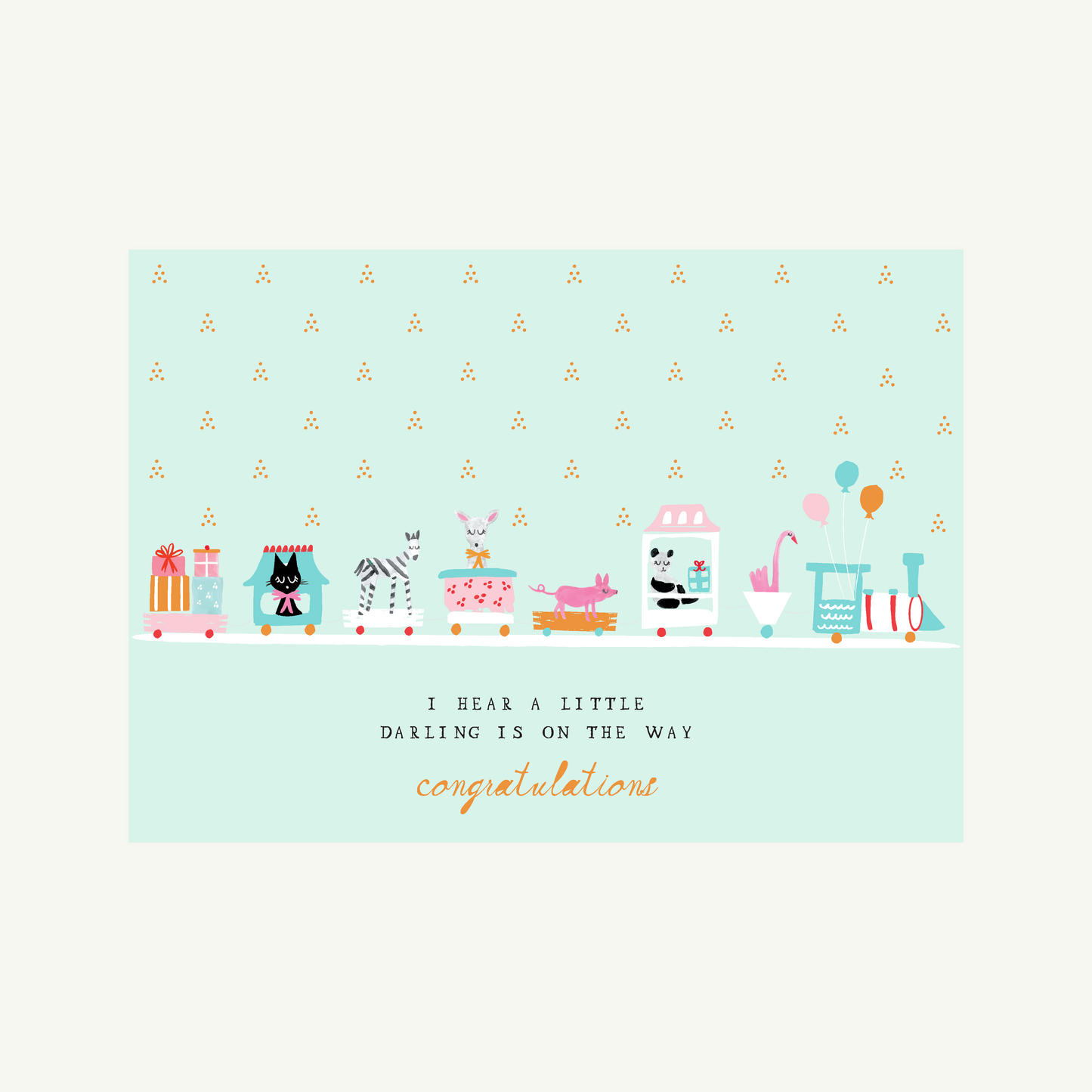 Choo Choo Train - Greeting Card